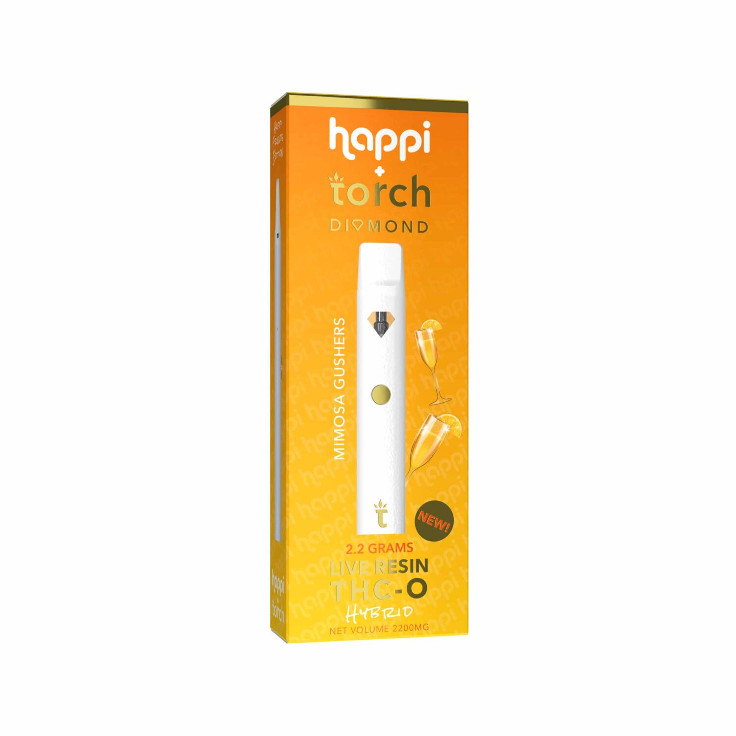 Torch x Happi Diamond THC-O + Delta 8 Disposables (2g) Best Price