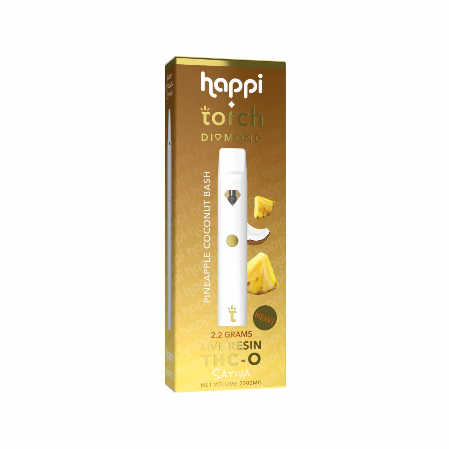 Torch x Happi Diamond THC-O + Delta 8 Disposables (2g) Best Price