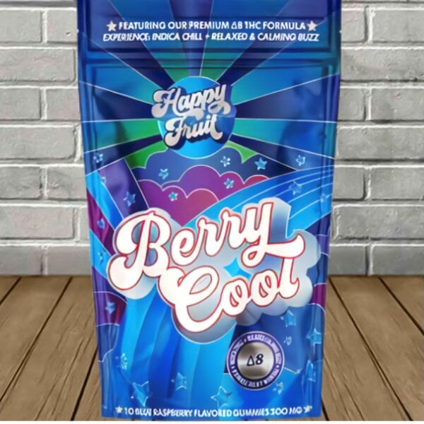Happy Fruit Berry Cool Gummies Delta 8 THC Best Price