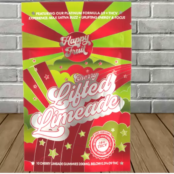 Happy Fruit Cherry Lifted Limeade Gummies D9 | THCV Best Price