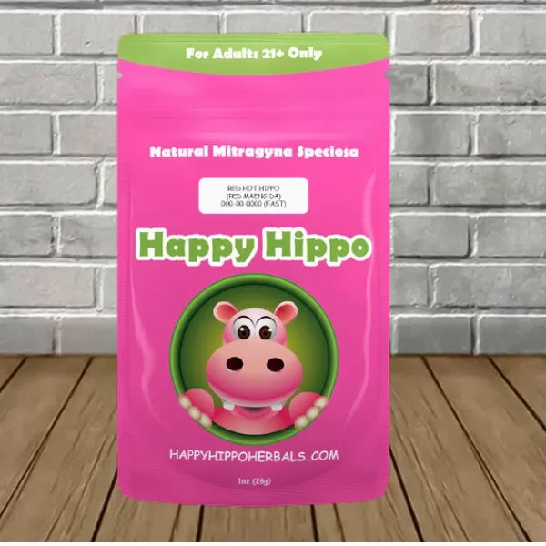 Happy Hippo Red Hot Hippo-Red Vein Maeng Da Best Price