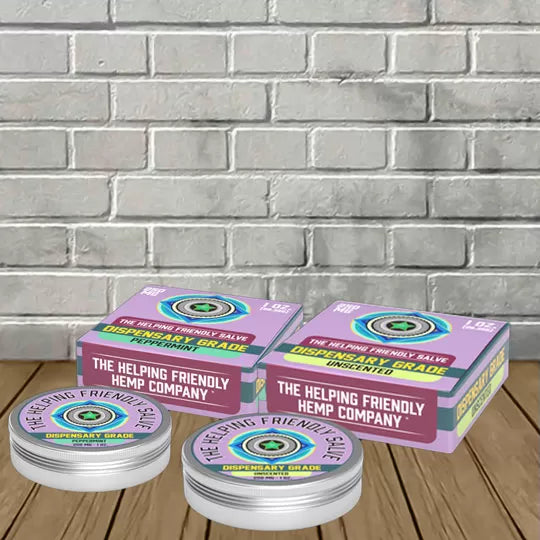 Helping Friendly Hemp Dispensary Grade THC Salve 250mg Best Price