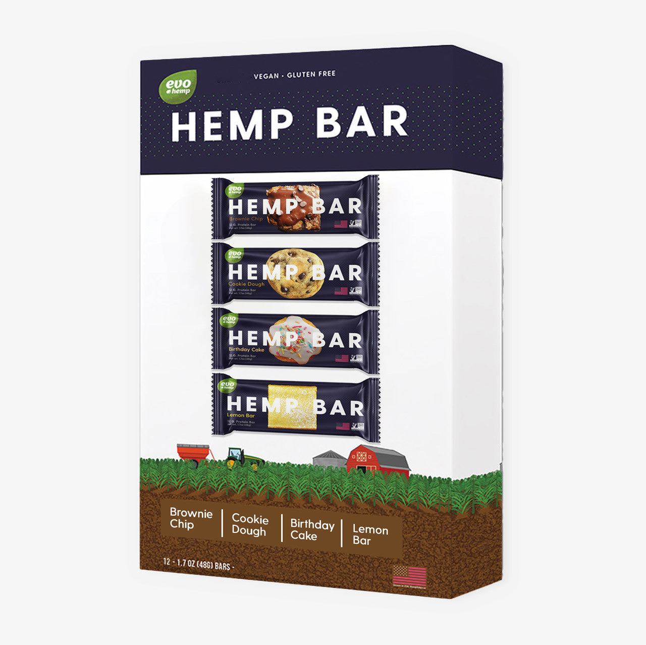 Hemp Bars Variety from Evo Hemp Best Price
