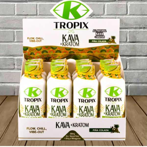 K-Tropix Kava + Kratom Extract Shot 2oz Best Price