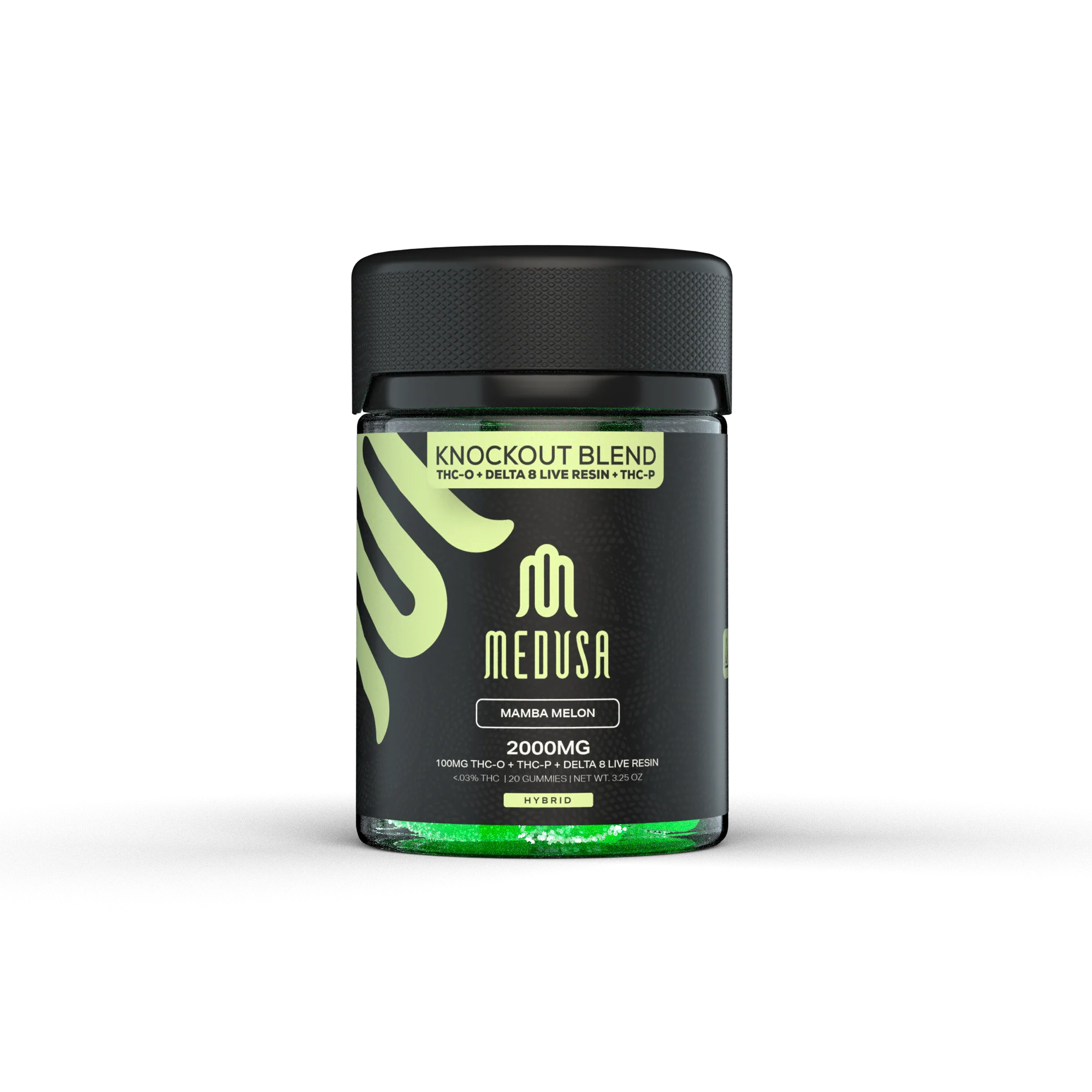 Medusa Knockout Blend 100mg D10 + THCP + D8 Gummies (20pc) Best Price
