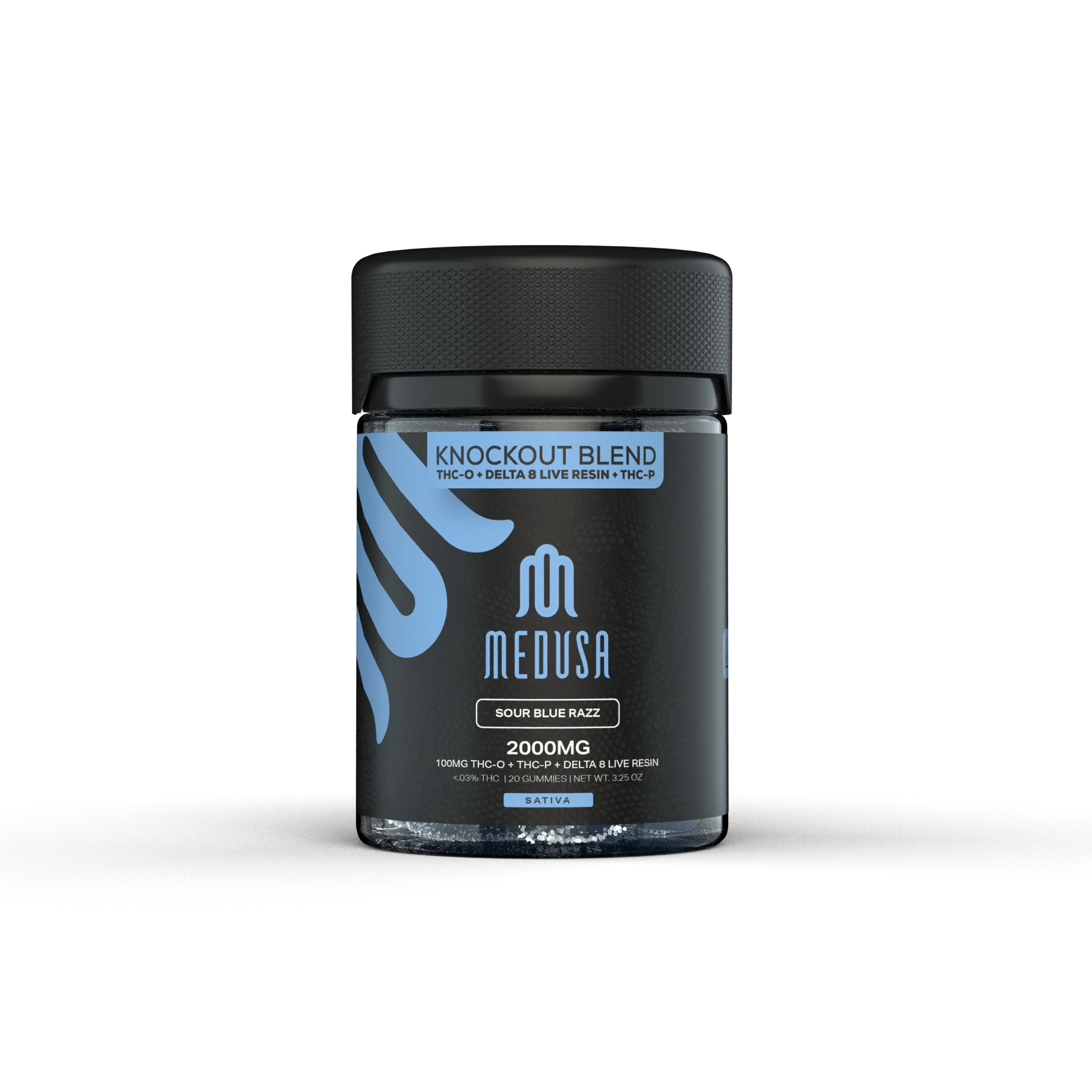Medusa Knockout Blend 100mg D10 + THCP + D8 Gummies (20pc) Best Price