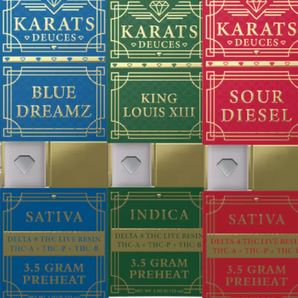 Karats Deuces Blend Pre-Heat Disposable 3.5g Best Price