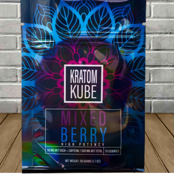 Kratom Kube High-Potency Kratom Extract Gummies 10ct Best Price