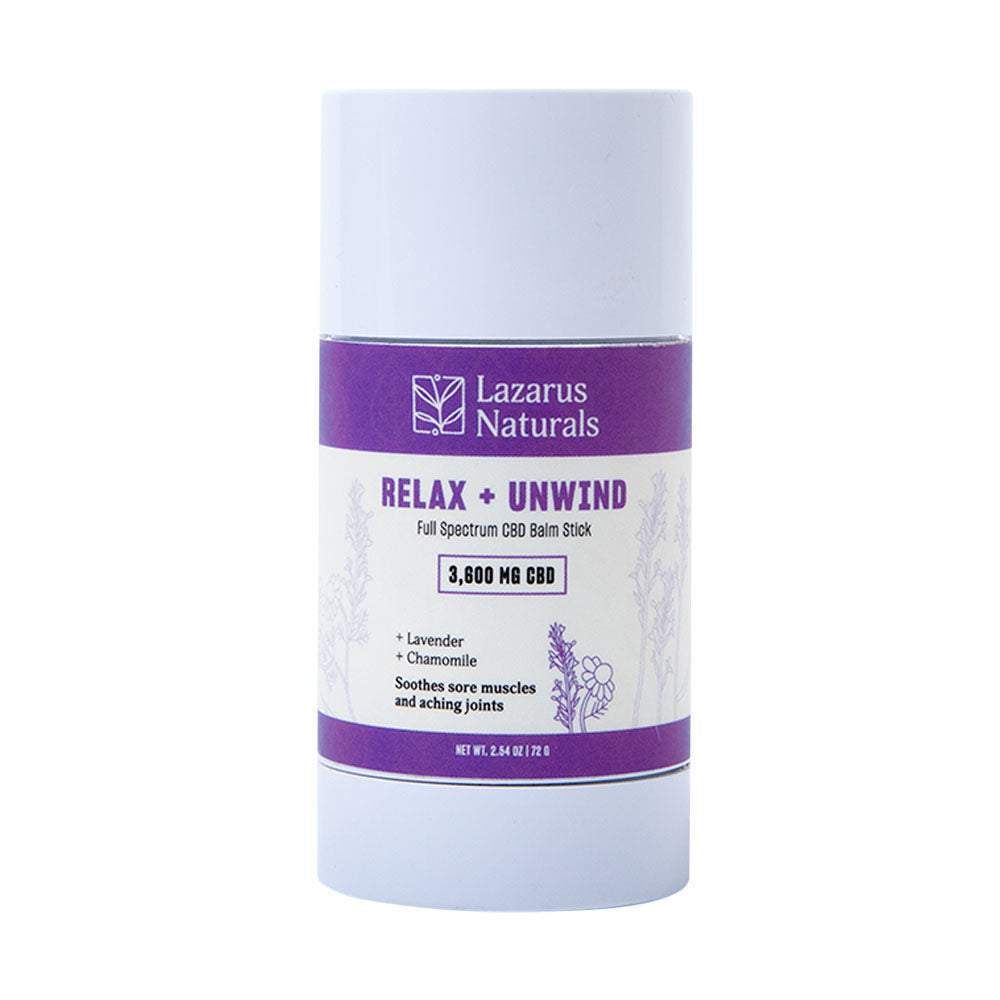 Full Spectrum CBD Balm Stick for Relaxing – Lazarus Naturals Best Price