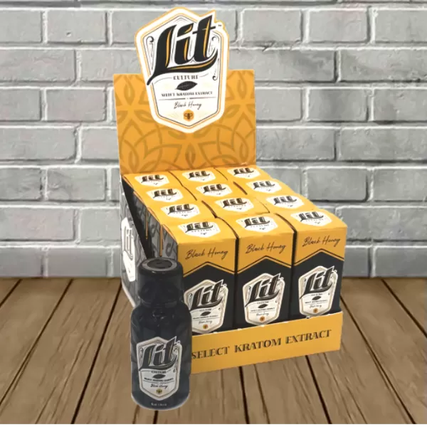Lit Culture Black Honey Kratom Extract Shot 15ml Best Price