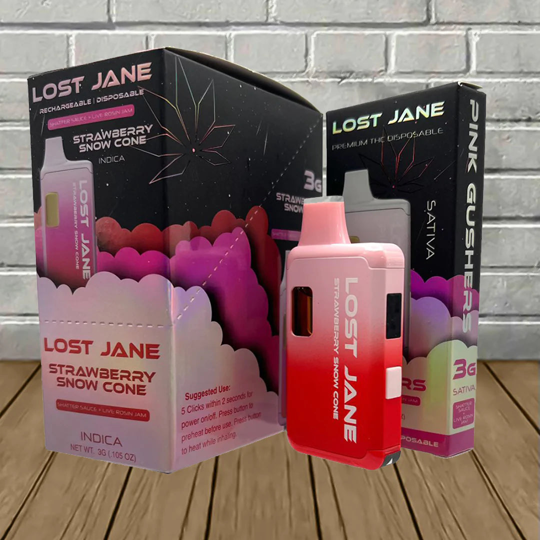 Lost Jane Shatter Sauce + Live Rosin Jam Disposable 3g Best Price