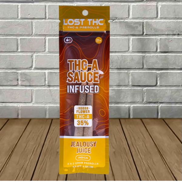Lost THC 35% THCa Sauce Infused Pre-Rolls 4g Best Price