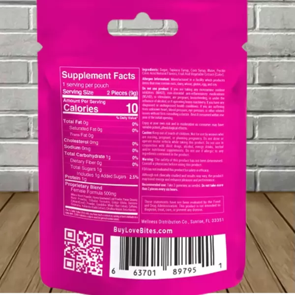 Love Bites Fast Acting Female Sensual Enhancement Gummies Best Price