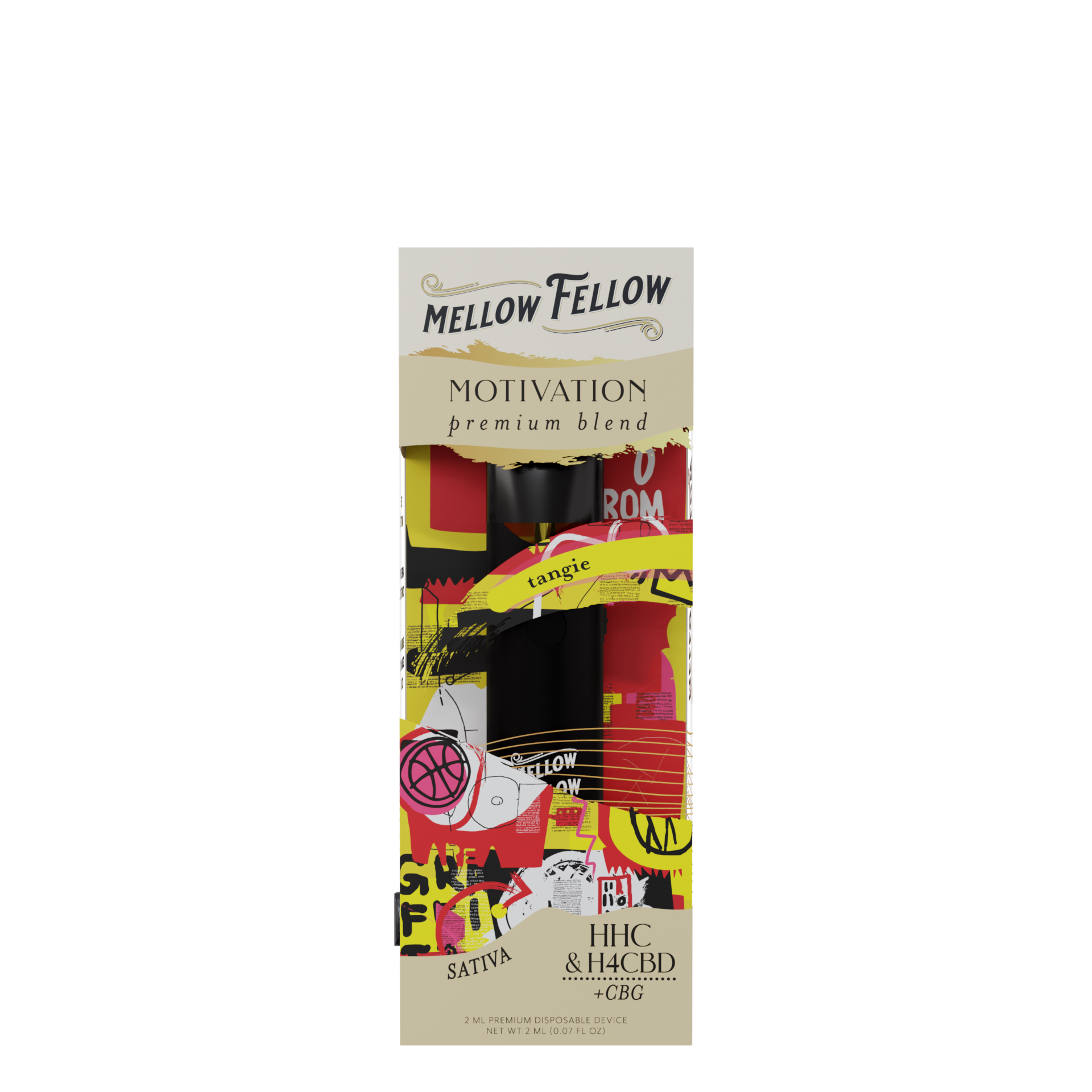 Mellow Fellow Motivation (Tangie) & Tranquility (White Buffalo) 2ml Disposable Vape Day/Night Bundle Best Price
