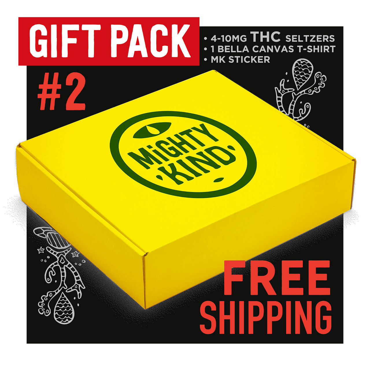 Mighty Kind Gift Pack D9 10mg Beverage Drinks Best Price