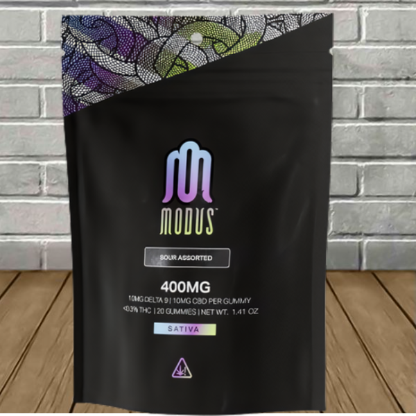 Modus 1:1 Delta 9 THC + CBD Gummies 400mg Best Price