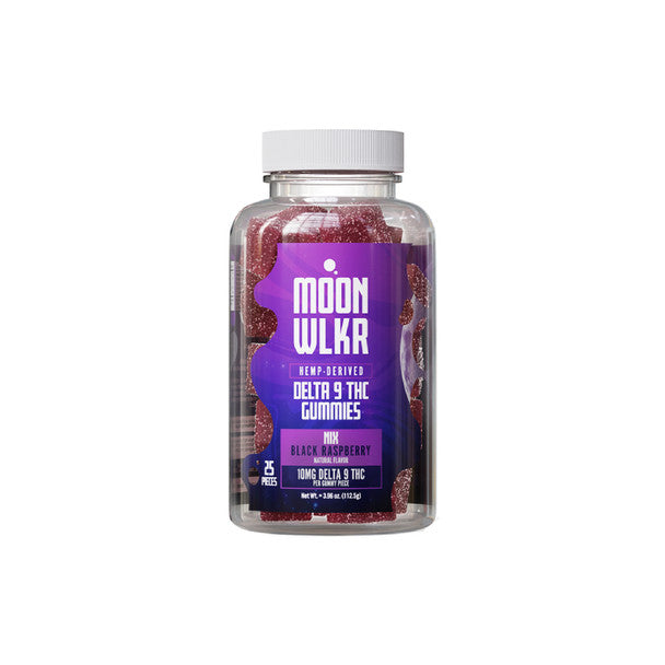 THC Edibles - Black Raspberry Nix Gummies - 25mg - By MoonWLKR Best Price