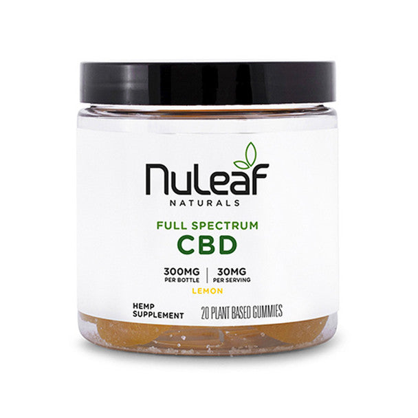 Nuleaf Naturals CBD Edible - Full Spectrum Lemon Gummies 300MG-1350MG Best Price