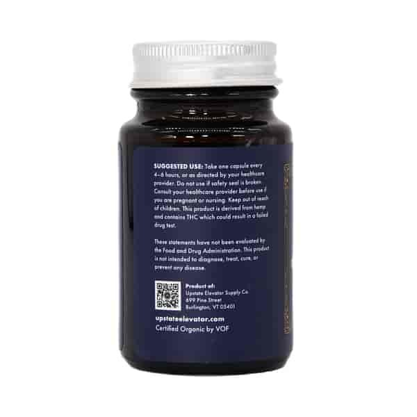 Upstate Elevator 30mg Organic Full Spectrum CBG+CBD+CBDA Capsules Best Price