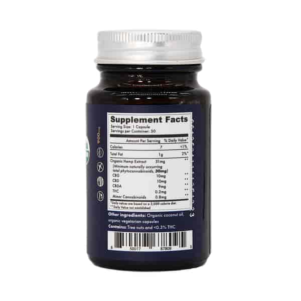 Upstate Elevator 30mg Organic Full Spectrum CBG+CBD+CBDA Capsules Best Price