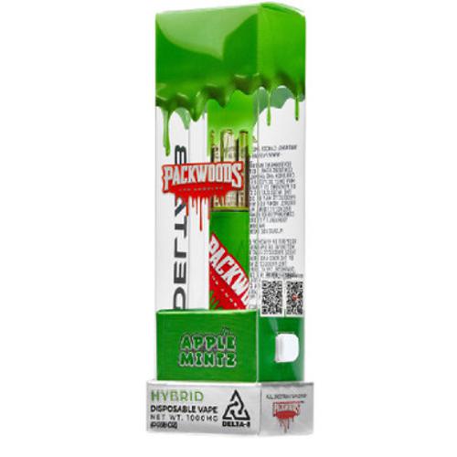 Packwoods - Delta 8 Vape - Disposable - Apple Mintz - 1000mg Best Price