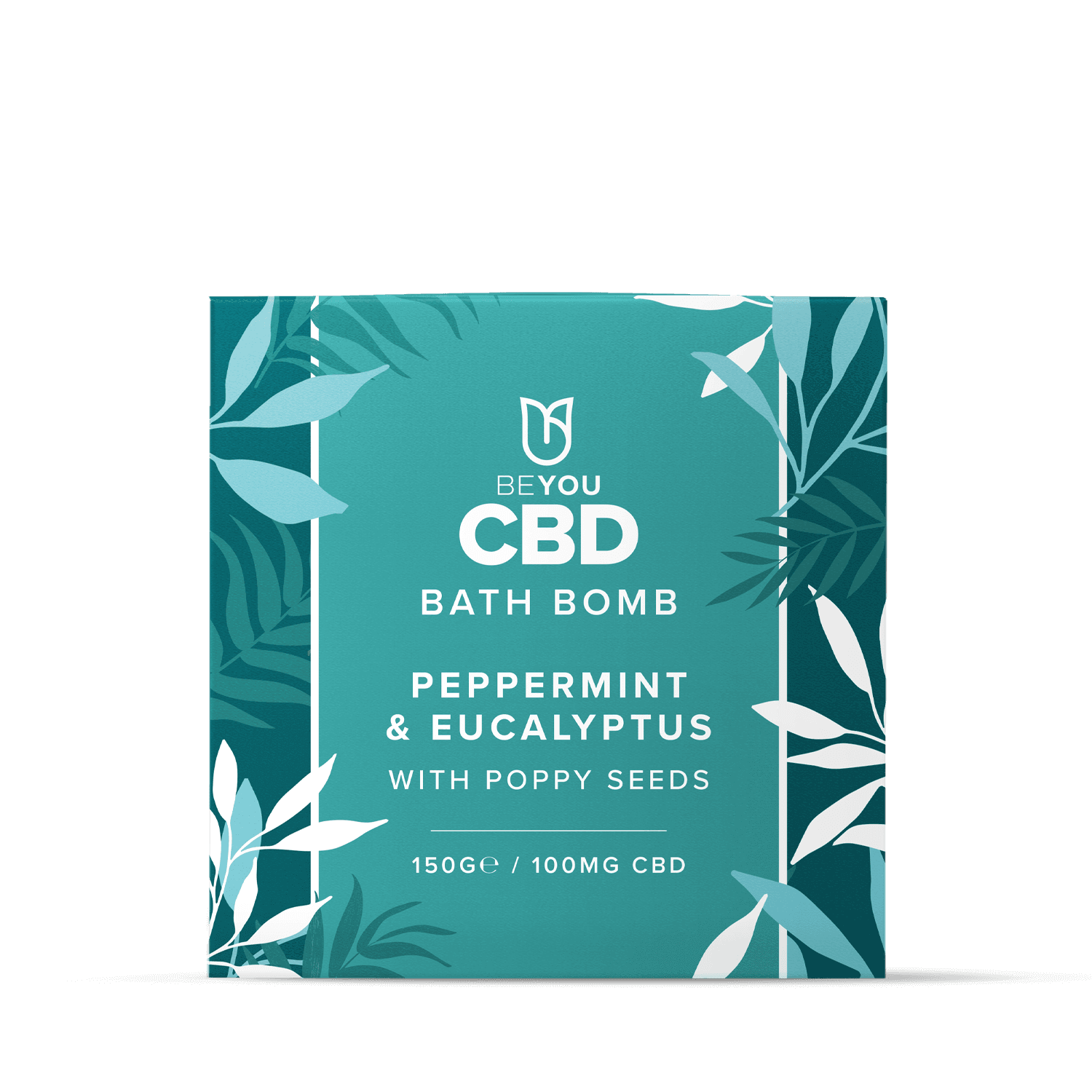 BeYou CBD Bath Bomb - Peppermint & Eucalyptus with poppy seeds Best Price