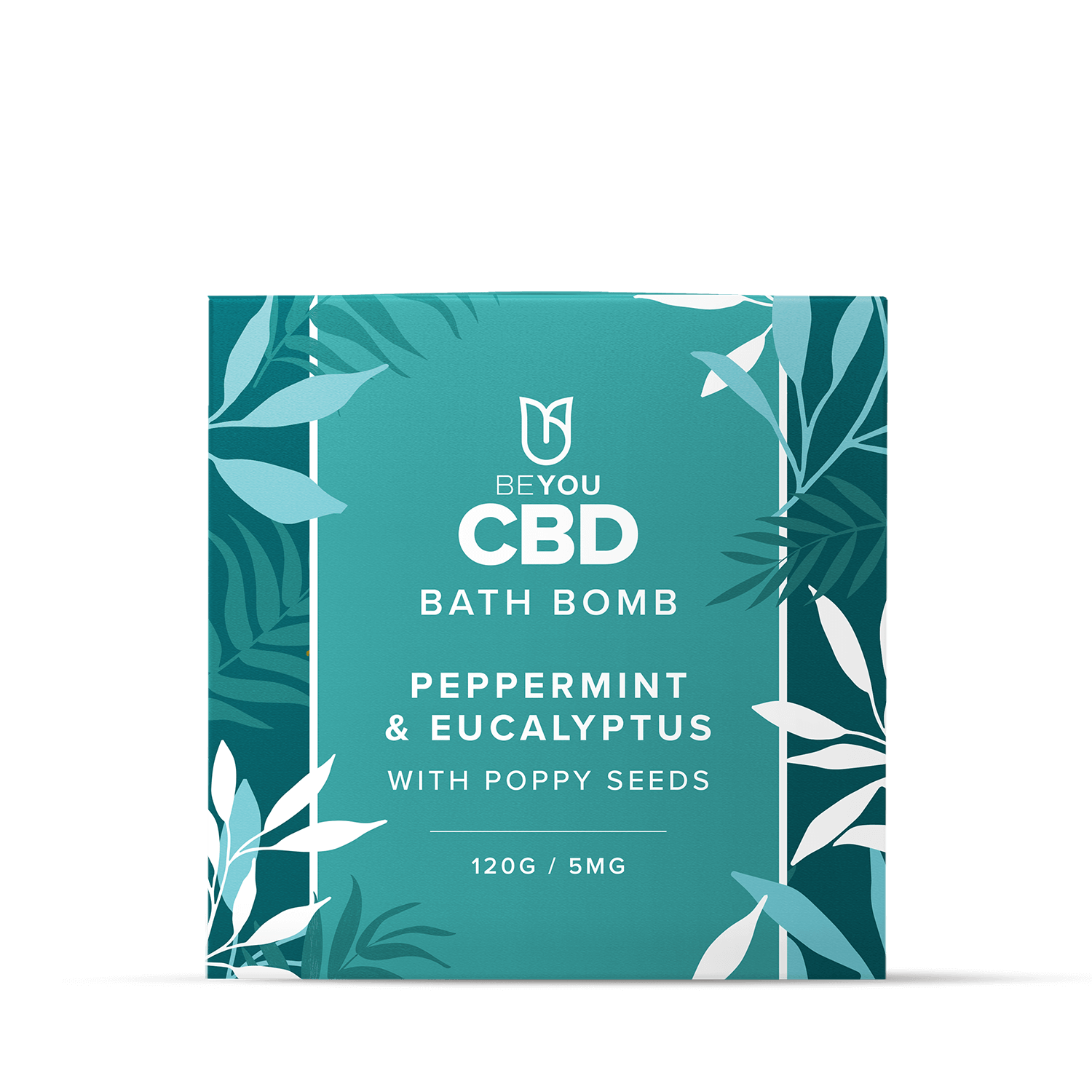 BeYou CBD Bath Bomb - Peppermint & Eucalyptus with poppy seeds Best Price