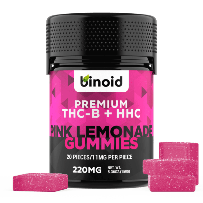 Binoid THC-B + HHC Gummies – Pink Lemonade (RELEASE SALE) Best Price