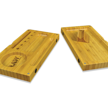 RAW Back Flip Bamboo Rolling Tray Best Price