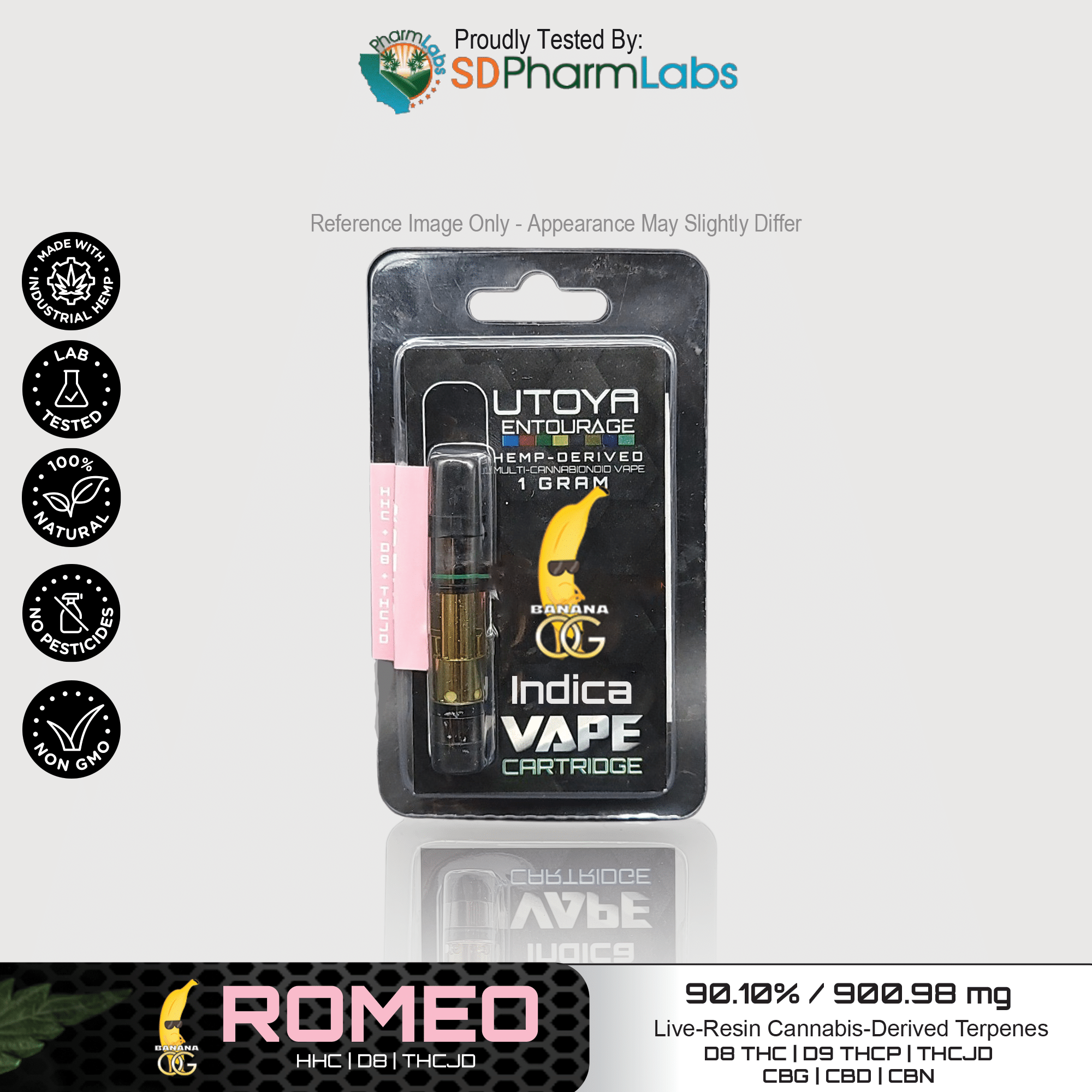 Utoya | Live Resin Delta 8 THC Vape Cartridge - 1g Best Price