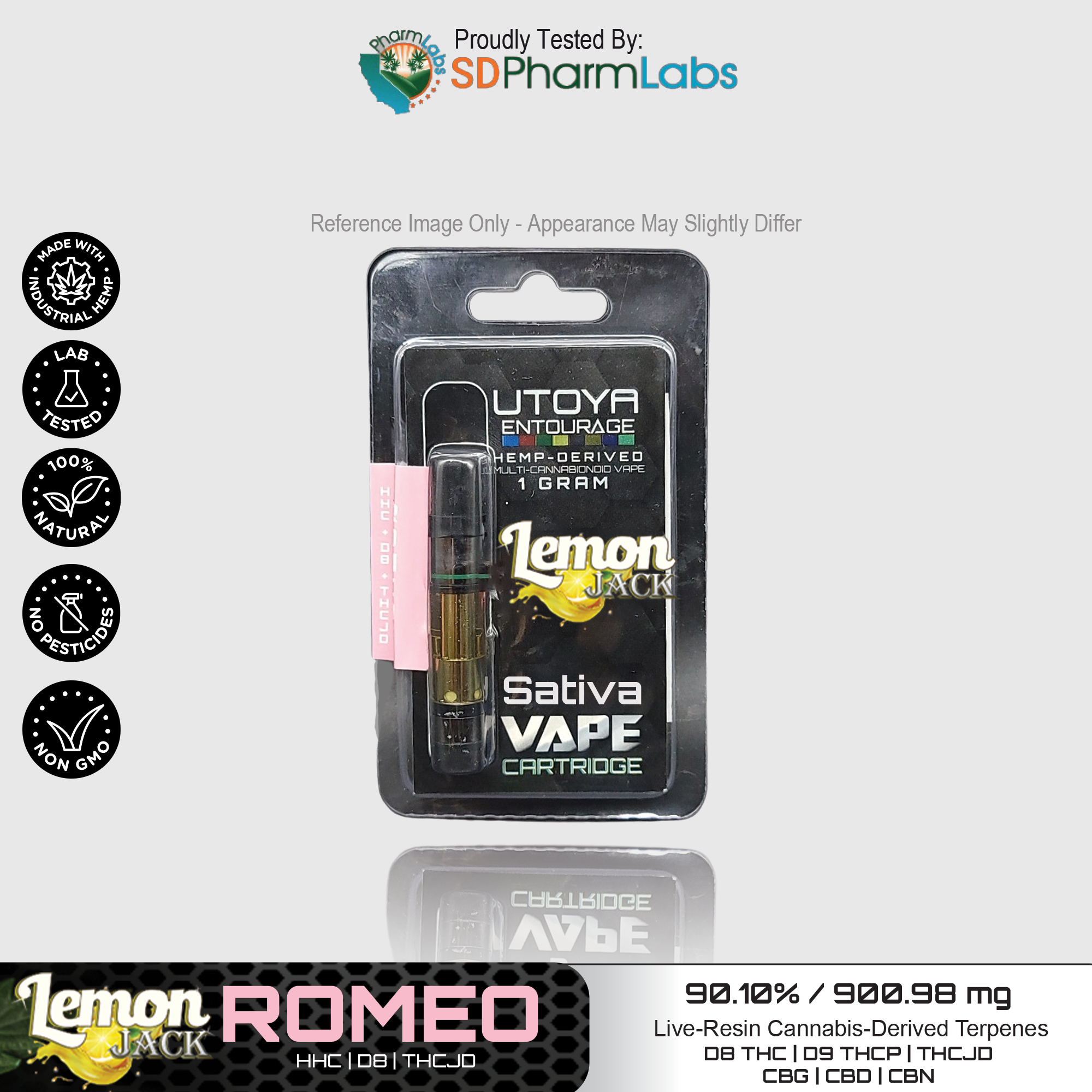 Utoya | Live Resin Delta 8 THC Vape Cartridge - 1g Best Price