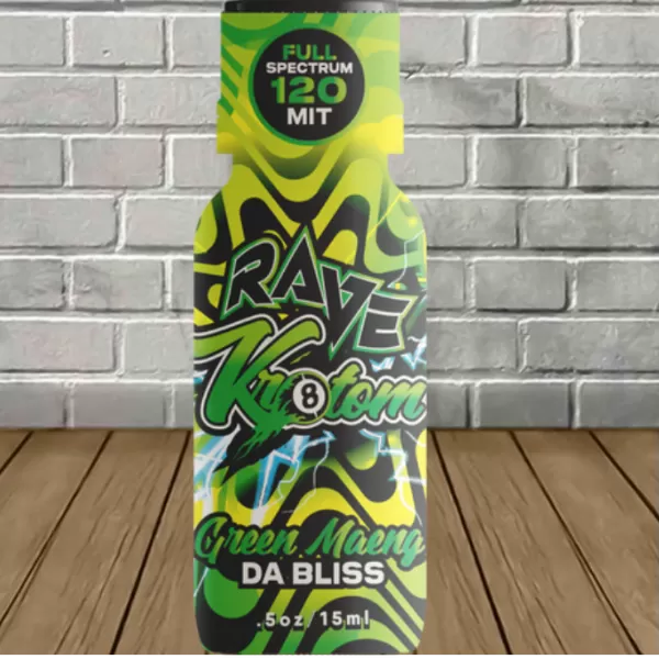 Rave Kratom Green Maeng Da Bliss Extract Shot Best Price