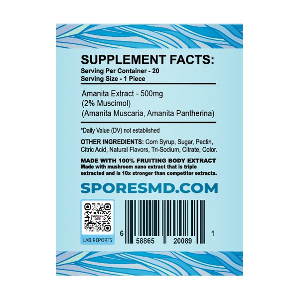 Amanita Microdose Mushroom Gummies 10,000mg Best Price