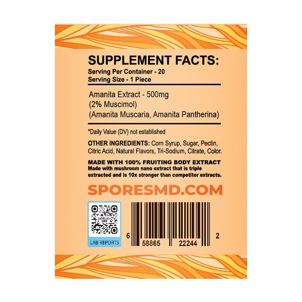 Amanita Microdose Mushroom Gummies 10,000mg Best Price