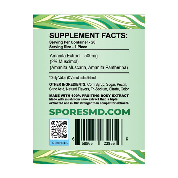 Amanita Microdose Mushroom Gummies 10,000mg Best Price