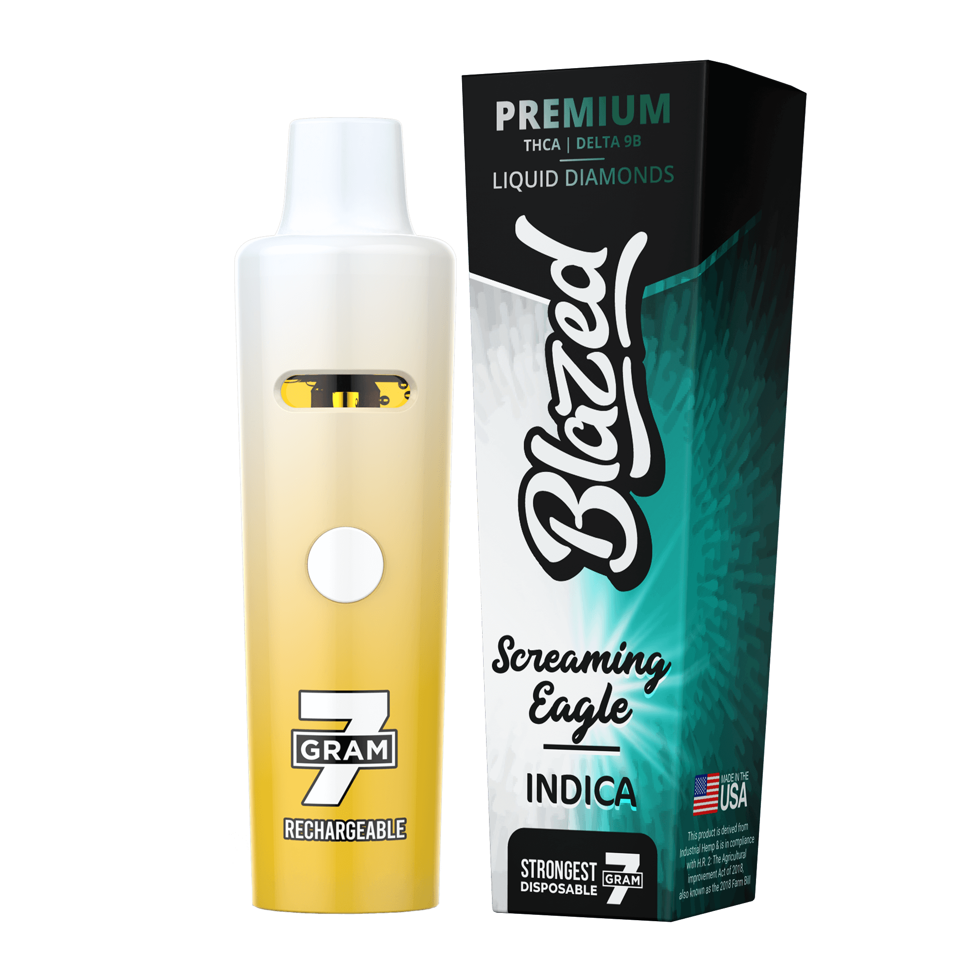 Blazed 7 Gram THCA + Delta 9B Disposable Vape Best Price