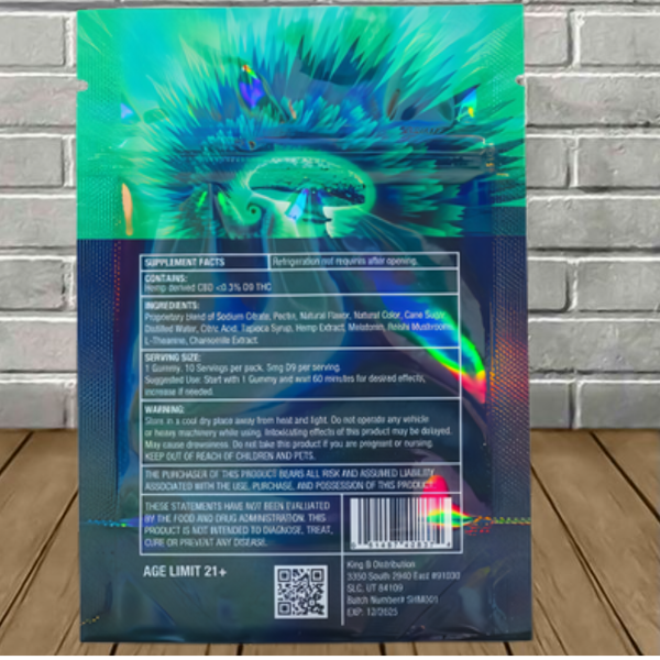 Shroom Kube Delta 9 + Functional Mushroom Gummies 10ct Best Price