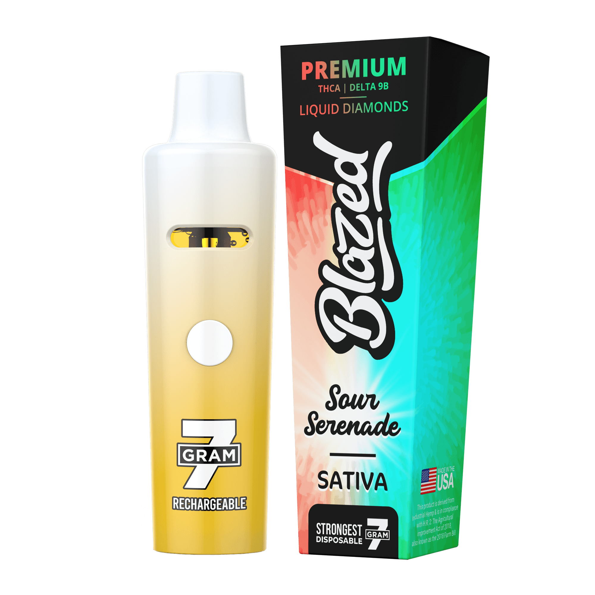 Blazed 7 Gram THCA + Delta 9B Disposable Vape Best Price