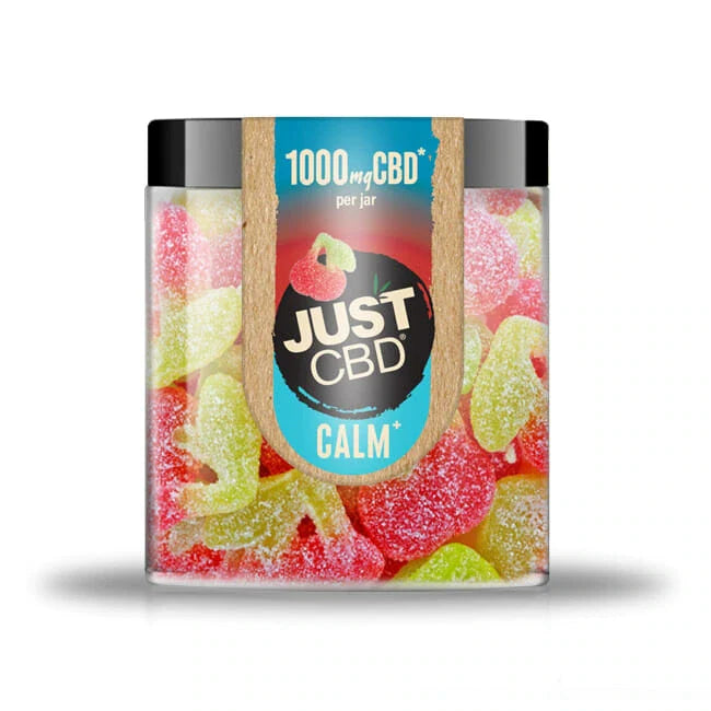 JustCBD - 1000mg CBD Sour Cherries Gummies Best Price