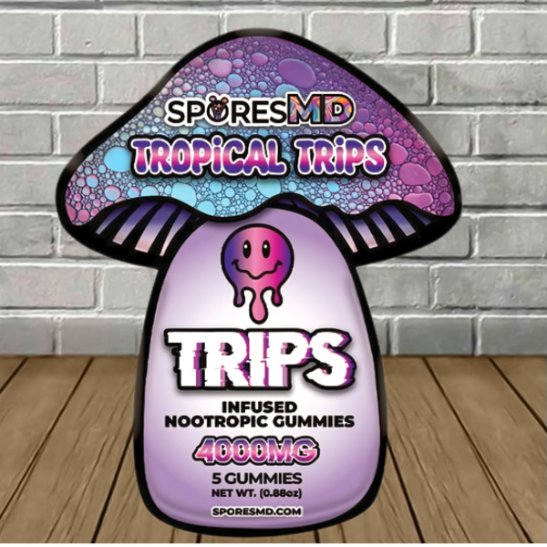SporesMD Trips Infused Nootropic Gummies 4000mg Best Price