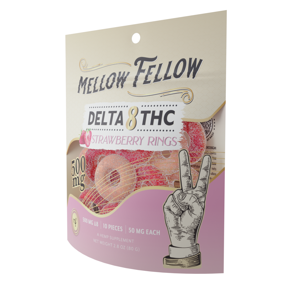 Mellow Fellow Delta 8 Strawberry Rings Best Price