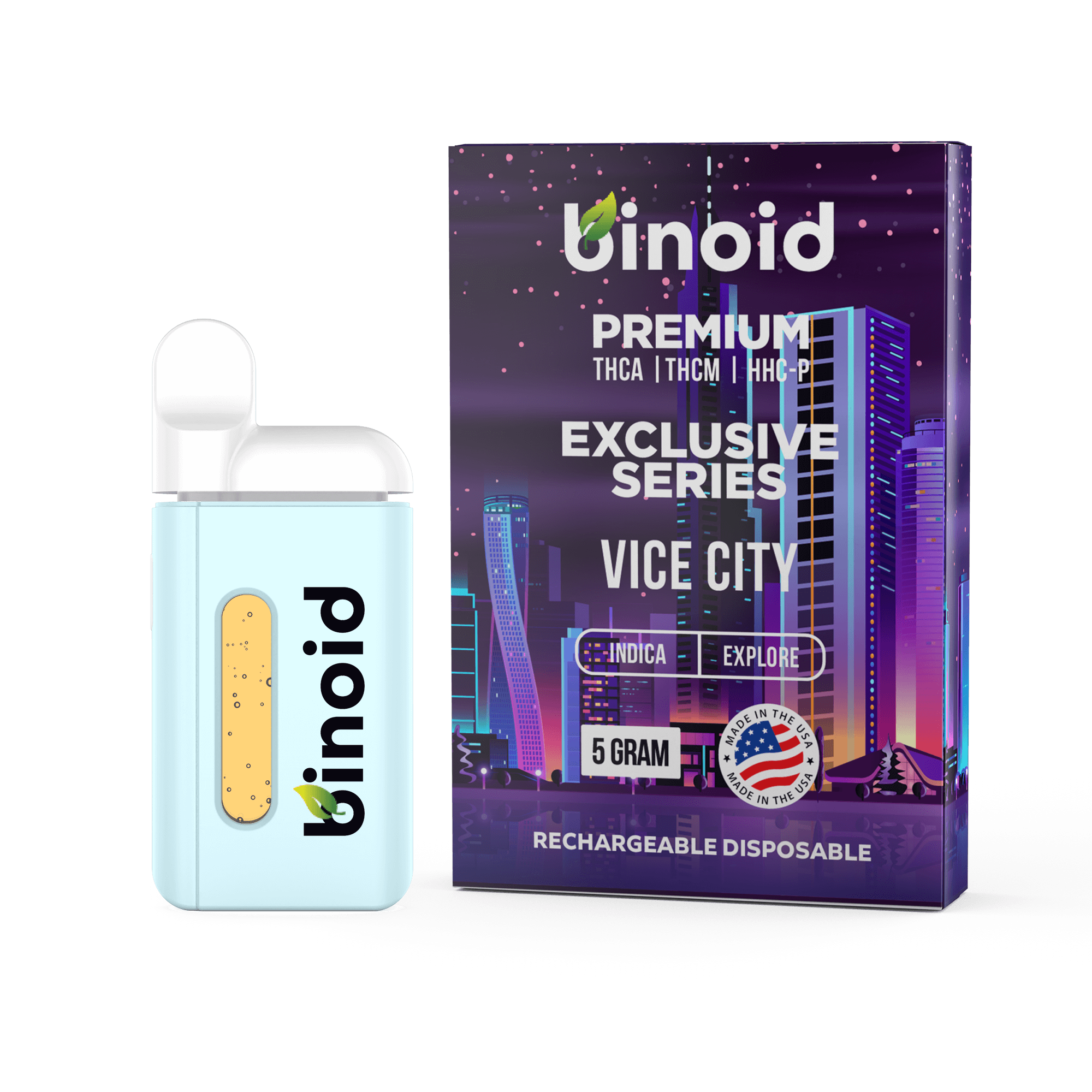 Binoid Exclusive Series 5 Gram Disposable Vape – Vice City Best Price