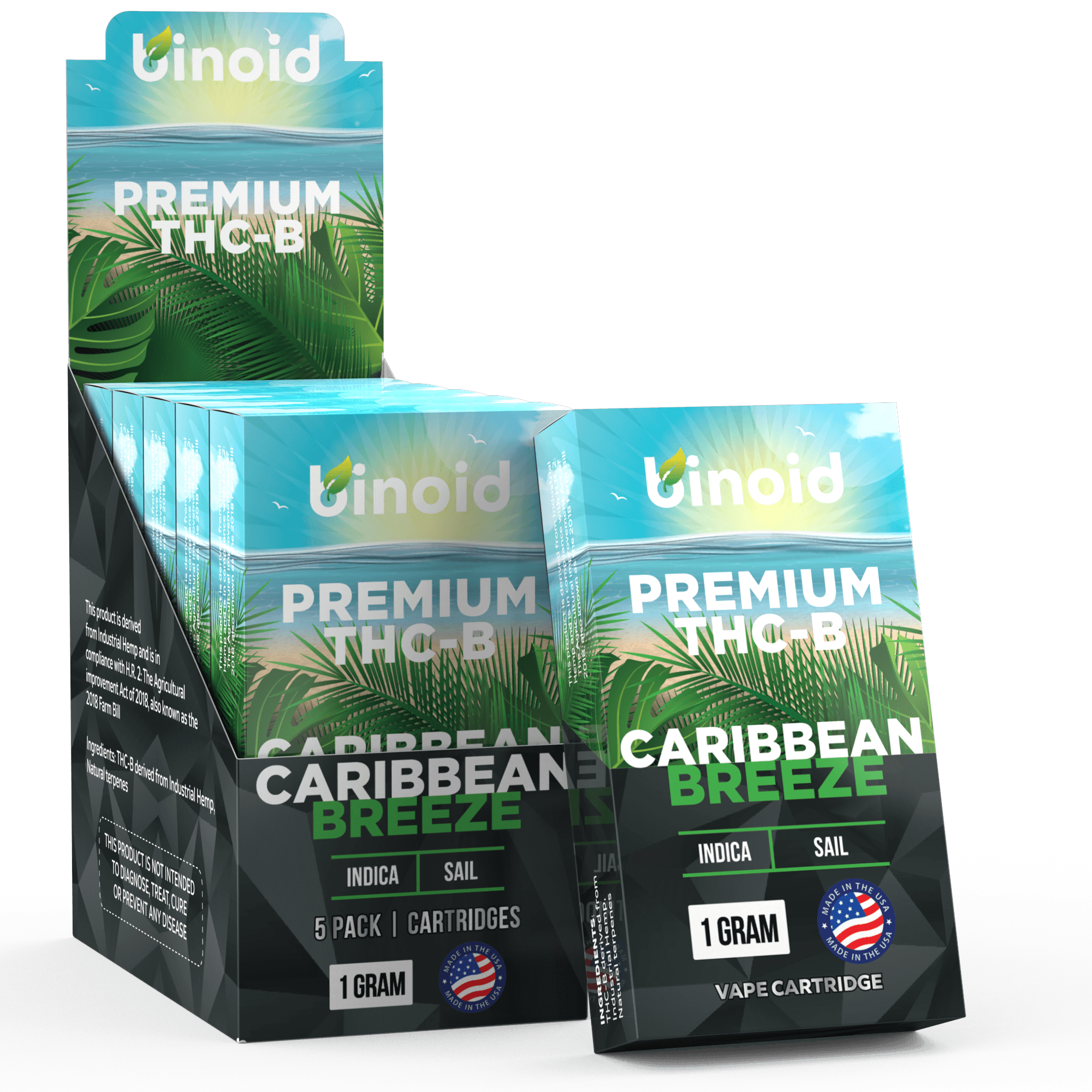 Binoid THC-B Vape Cartridge - Caribbean Breeze Best Price