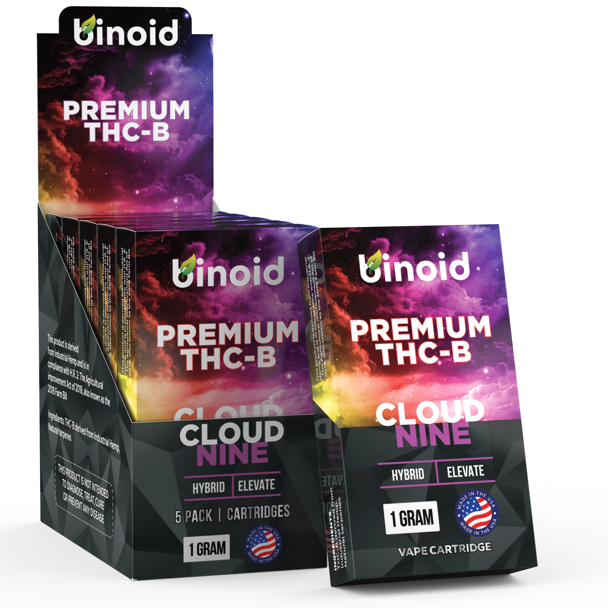 Binoid THC-B Vape Cartridge - Cloud Nine Best Price