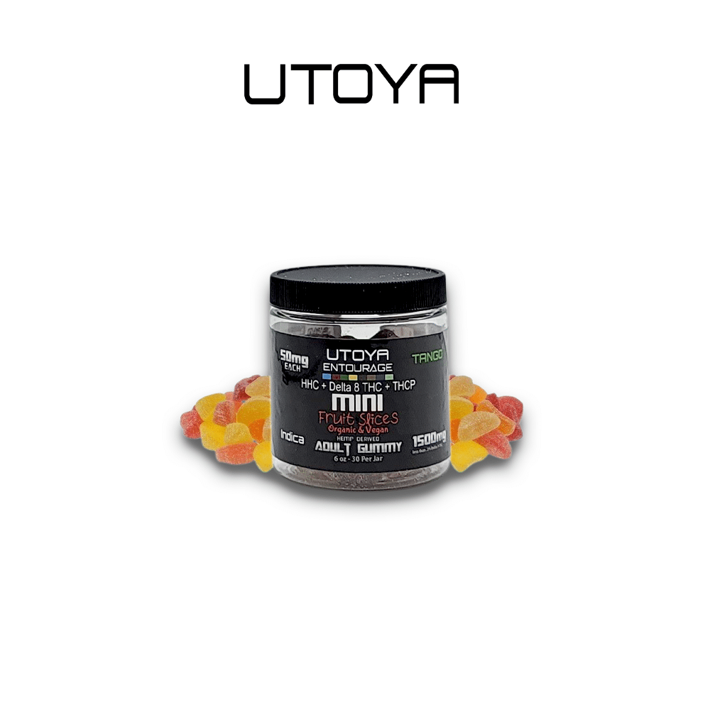 Utoya | Mini Fruit Slice THC Gummies 800mg - 4500mg Best Price