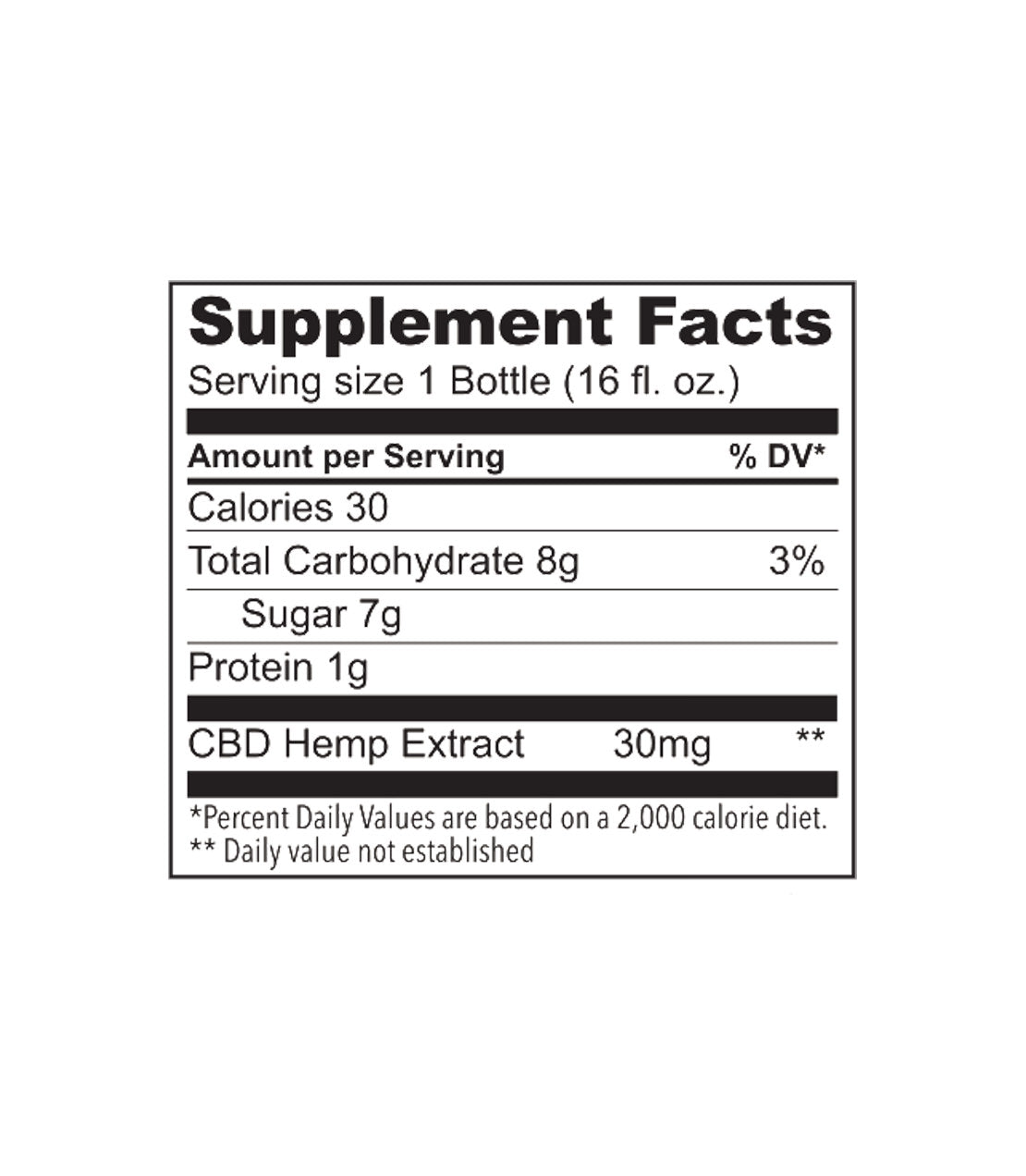 The Hemp Division Calm Case of 12 - Turmeric Ginger Honey - 30 MG Best Price