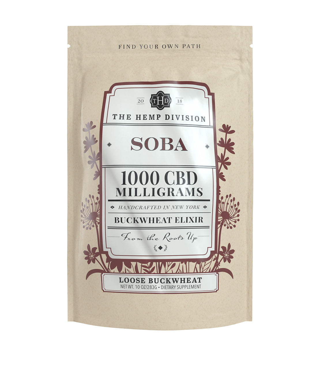 The Hemp Division Soba - 1,000 CBD MG (Loose, 10 oz. Bag) Best Price