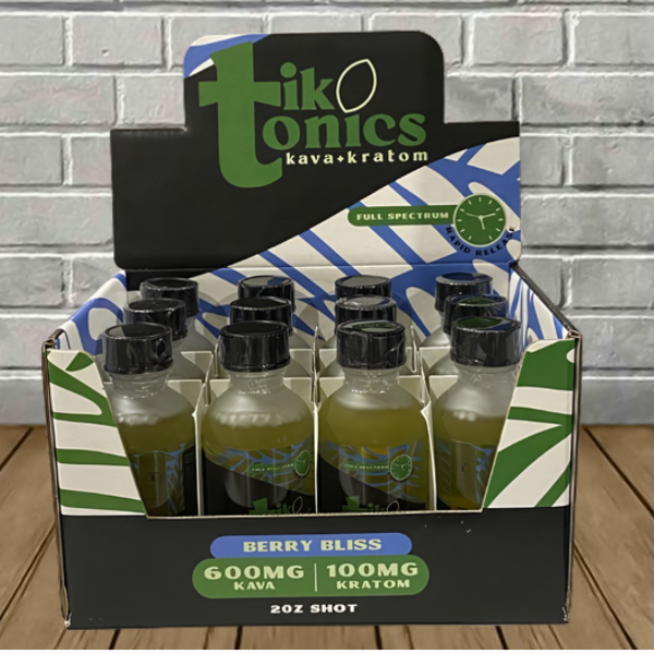 TikTonics Kava + Kratom Extract Shot 2oz Best Price