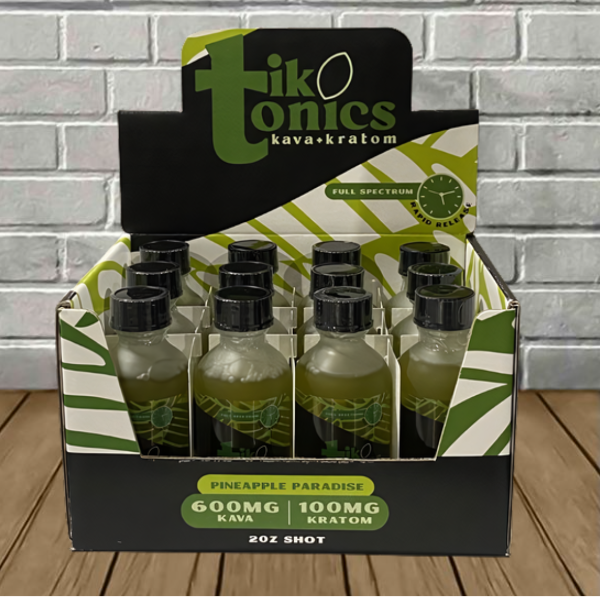 TikTonics Kava + Kratom Extract Shot 2oz Best Price