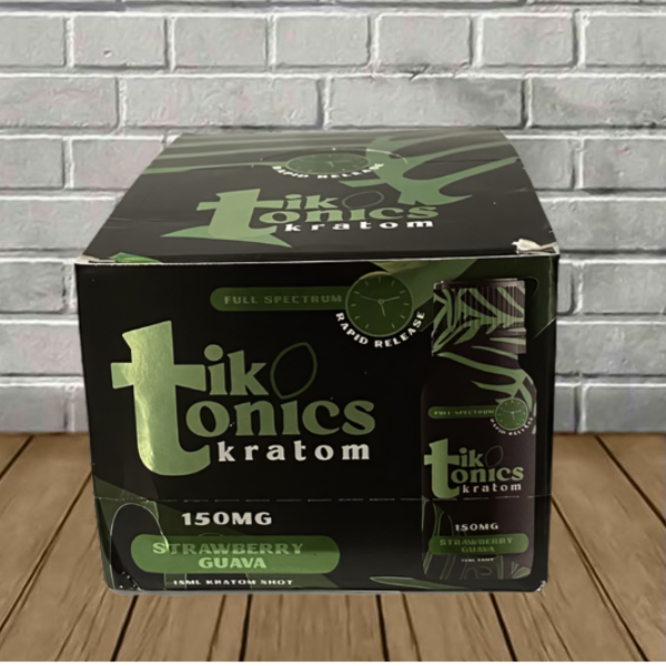 TikTonics Kratom Extract Shot 15ml | Strawberry Guava Best Price